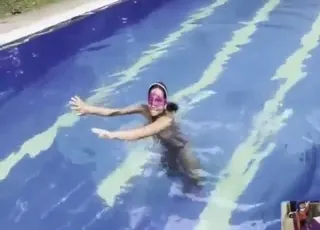 Kinky girl gets pounded by a dark dog in close-up