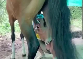 Horse Gape: Woman Possessed by Lust for Big Dicks
