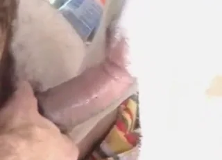 Handheld animal sex fisting scene with arousing animal sex