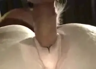 White mare gets her pussy smashed in short zoo sex clip