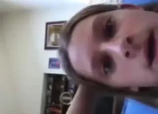Brown dog licking wet pussy in close-up zoo clip
